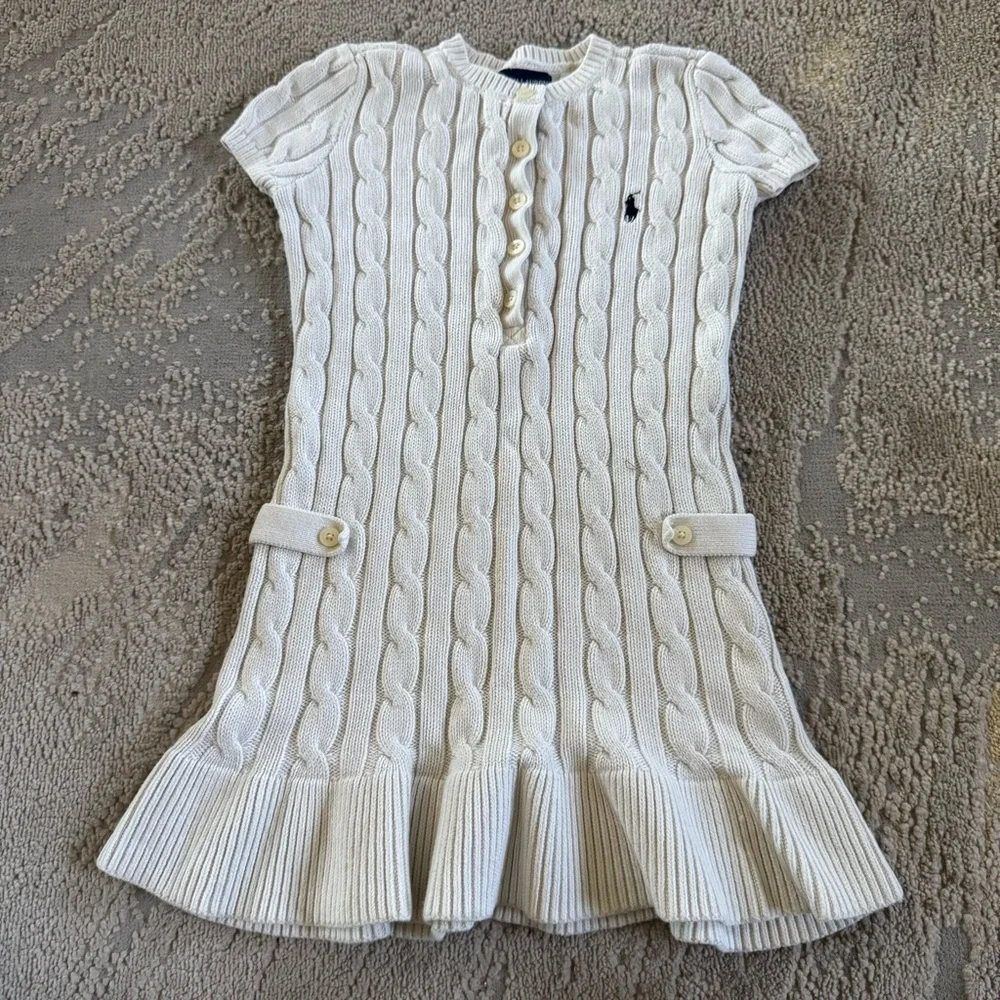 Ralph Lauren long sleeve tops pull on skorts skirt sweater dress preppy romper 5